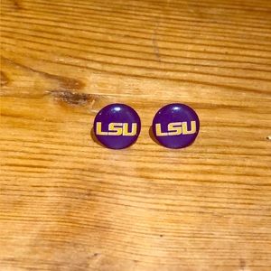 LSU stud earrings